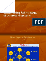 Implementing RM: Strategy, Structure and Systems