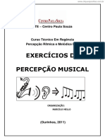 (Cliqueapostilas - Com.br) Percepcao Ritmica e Melodica I e II