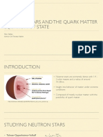 NEUTRON STARS AND THE QUARK MATTER EQUATION OF STATE