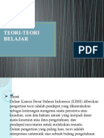 Teori-Teori Belajar