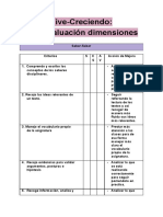 Five-Creciendo - Auto Evaluación Dimensiones