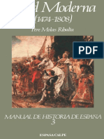 Manual de Historia de España 3. Edad Moderna (1474-1808) by Pere Molas Ribalta