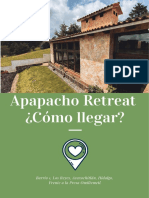 Apapacho Retreat Indicaciones