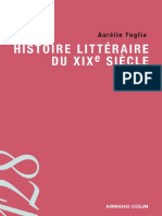 Histoire Littéraire Du XIXe Siècle (A. Foglia. Armand Colin, 2014)
