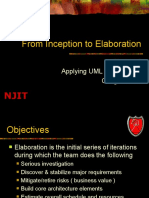 From Inception To Elaboration: Applying UML and Patterns Craig Larman