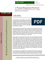 Pir Panjal Regional Festival: Ipcs Issue Brief