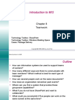 Introduction To MIS: Teamwork