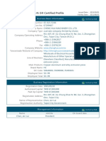 D-U-N-S® Certified Profile: Business Basic Information
