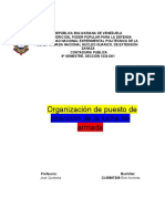 Organización de Puesto de Dirección de La Lucha No Armada: Contaduria Publica