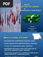 Download Role of LC in International Trade Finance by Muhammad Yasir SN507787 doc pdf