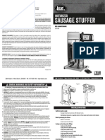 Sausage Stuffer: Motorized