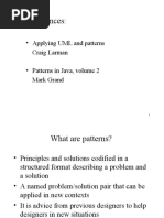 References:: - Applying UML and Patterns Craig Larman - Patterns in Java, Volume 2 Mark Grand