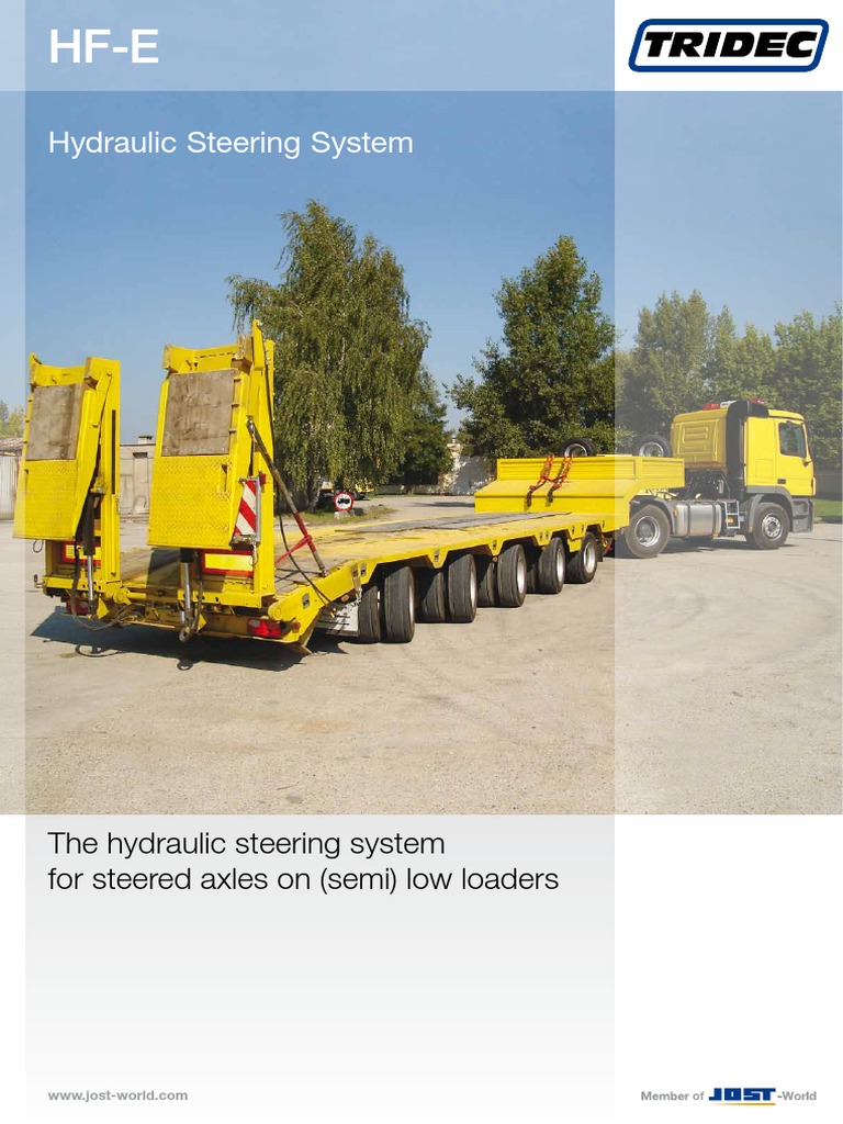 The Hydraulic Steering System For Steered Axles On (Semi) Low Loaders