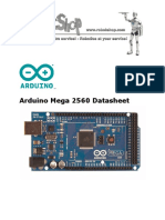 Arduino Mega 2560 Data Sheet