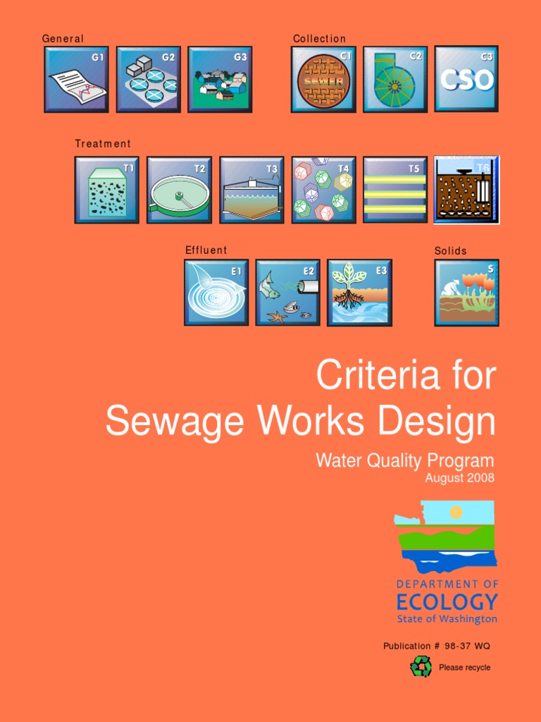 Criteria For Sewage Works Design Water Quality Program 2008 | PDF ...