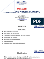 Facilities and Process Planning