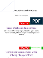Ratios Proportions and Mixtures: Palle Technologies