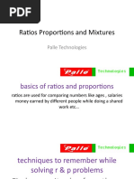 Ratios Proportions and Mixtures: Palle Technologies