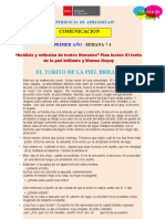 1° Ficha para El Estudiante. 7-1