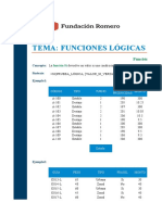 Funciones Lógicas - Ejercicio