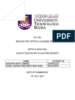 Elc501 Article Analysis Printed