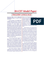 Mba-cet Model Paper (CD)