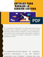 ESTRATEGIAS PARA LA COM´PRENSIÓN LECTORA