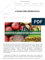 PFNM's: produtos florestais não madeireiros