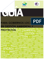 Guía de gestión ambiental y proyectos para gobiernos locales