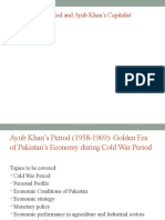 Ayub Khan Capitalist Economy