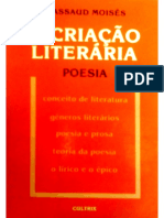A Criação Literária - Poesia by Massaud Moisés 
