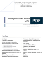 Transportadores Pneumáticos e Leito de Jorro