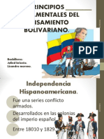 Principios Fundamentales Del Pensamiento Bolivariano