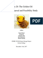 Project Proposal On Sesame Oil