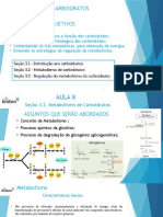 Aula 8 - Metabolismo de Carboidratos