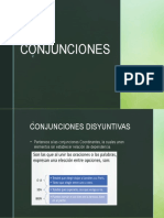 Conjunciones Disyuntivas