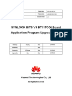 Synlock Bits v3 v300r002c30spc307 Bt11todi Board Application Upgrade Guide 01