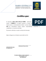 CertificaDO RCFC