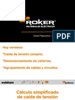 RokerWebinar - Caida de Tensión y Canalizaciones - DavidPalavecino