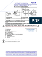 Instruction Manual Diaphragm Pressure Switches: NI-221WE