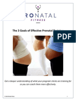 Fit Pro E-Guide - 3 Prenatal Training Goals