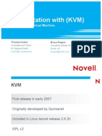 Virtualization With (KVM) : Kernel-Based Virtual Machine