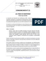 Comunicado 021