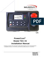 Powercore Model Tec-10 Installation Manual