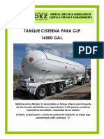 Tanque Cisterna GLP 16000 GL