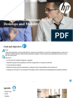 Setup and Maintenance For HP Desktops and Mobility: September 2016