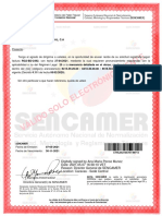 Certificado Sencamer