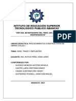 Informe Trazo Nivel y Replanteo Final