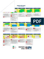 UNIVERSITAS PELITA HARAPAN'S 2020/2021 ACADEMIC CALENDAR