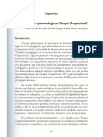 Porqué Pensar Epistemología en Terapia Ocupacional en Simó S. y Cols. _2016_ Terapias Ocupacionales Desde El Sur